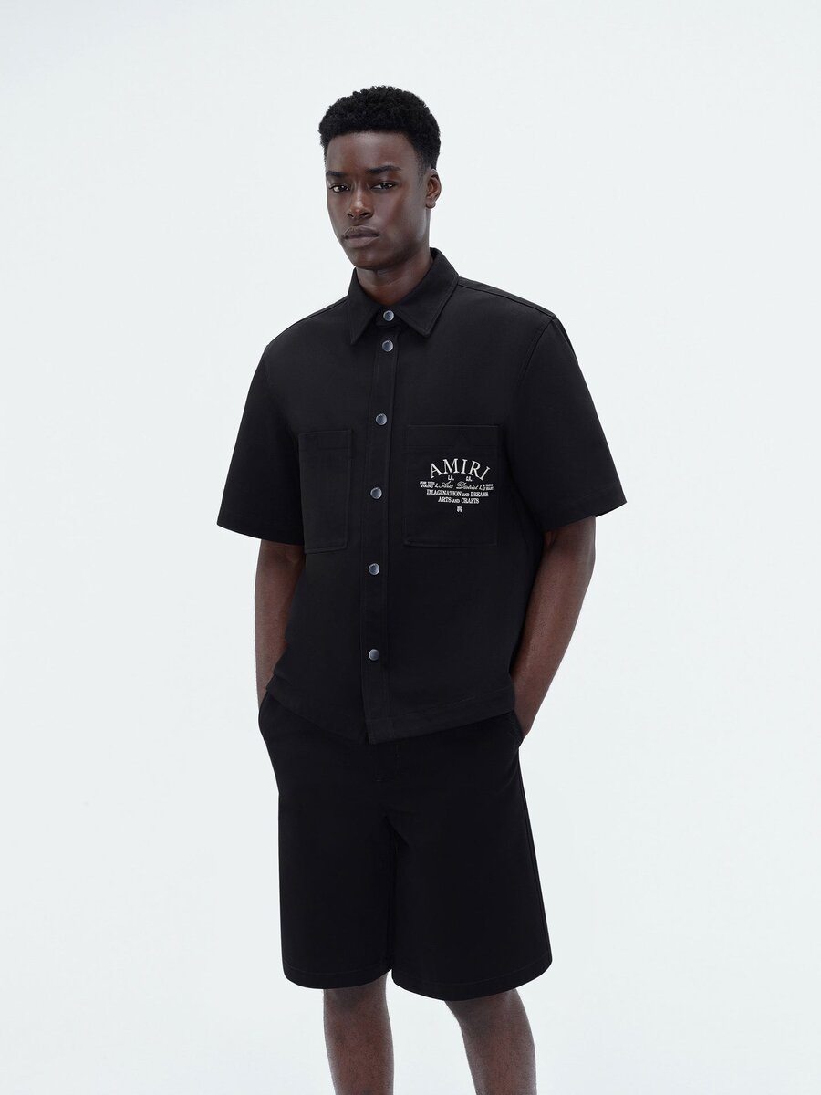 AMIRI ARTS DISTRICT CAMP SHIRT