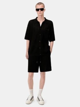 AMIRI CROCHET MESH SHIRT