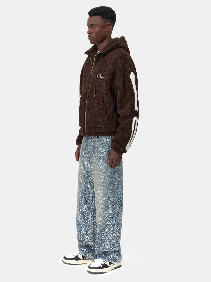 BONES FLEECE ZIP HOODIE