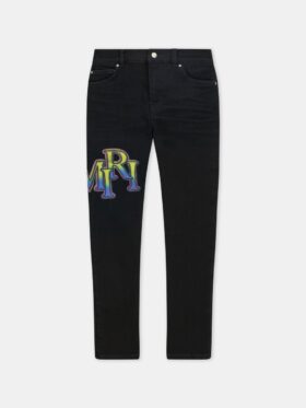 KIDS' AMIRI STAGGERED JEAN