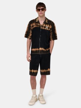 MA PATCH TIE DYE KNIT SHIRT