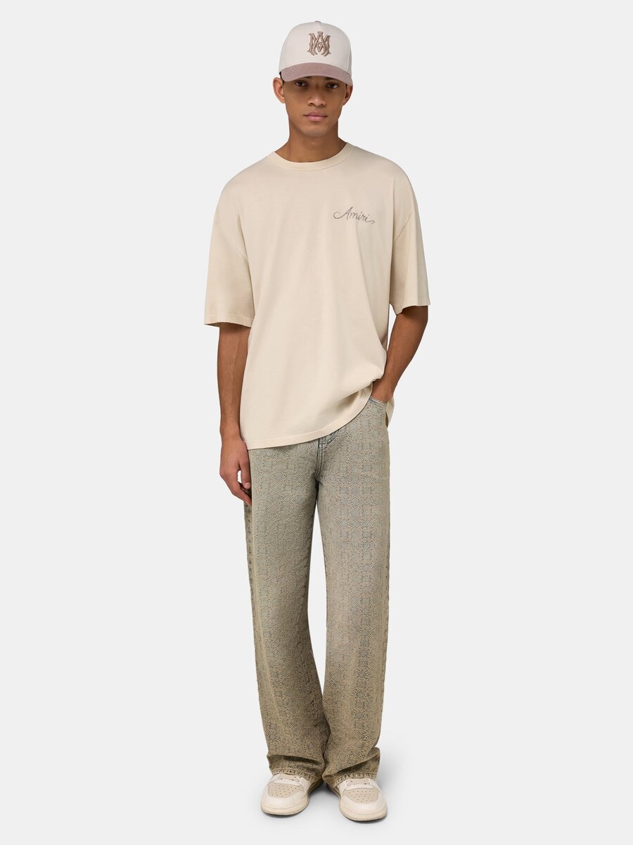 MA QUAD CHECKERBOARD OVERSIZED TEE