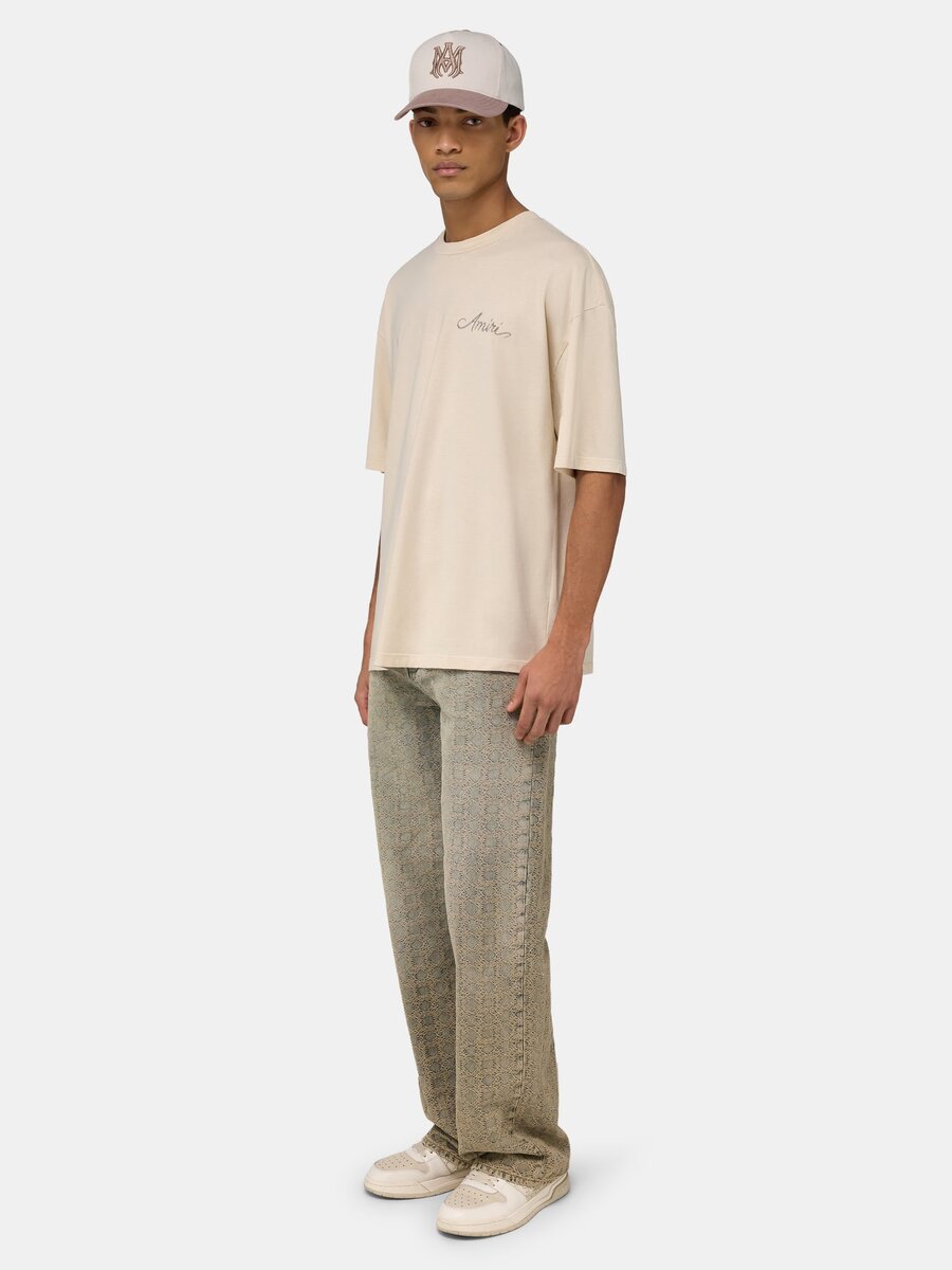 MA QUAD CHECKERBOARD OVERSIZED TEE