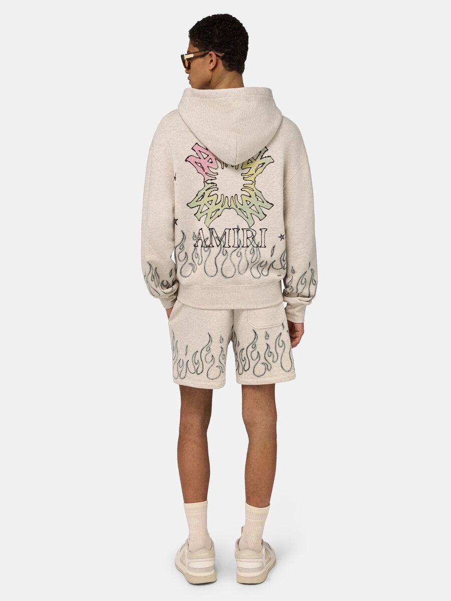 MA QUAD FLAMES SWEATSHORT