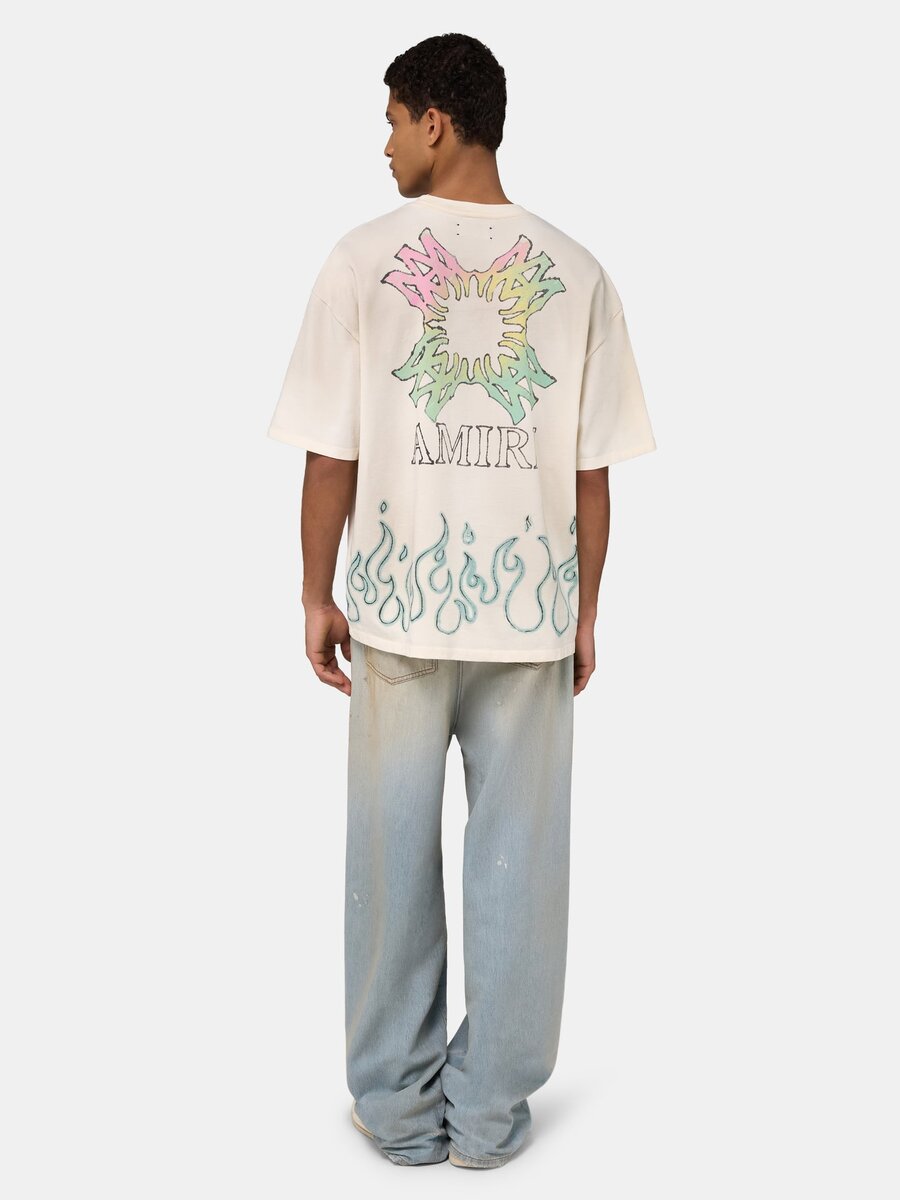 MA QUAD FLAMES OVERSIZED TEE