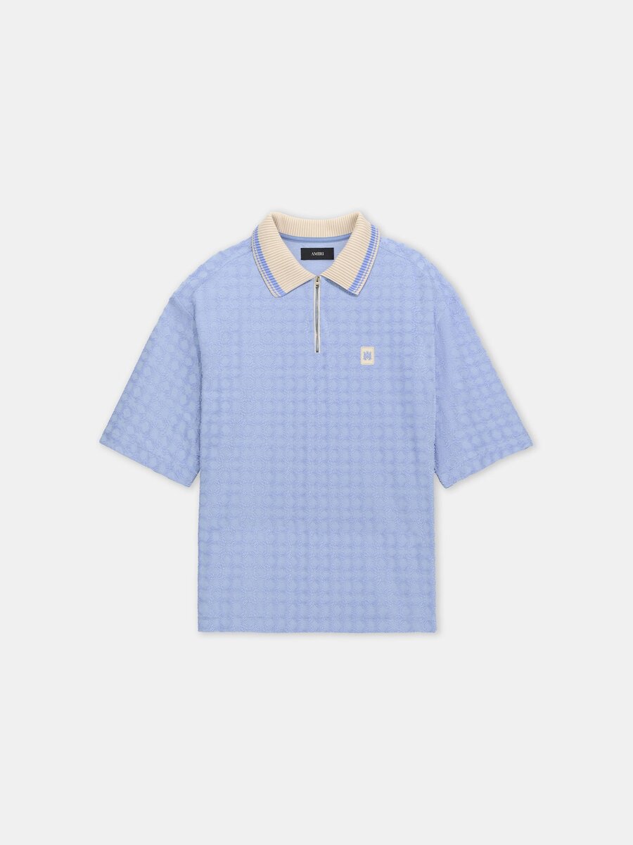 MA QUAD ZIP TOWELING POLO