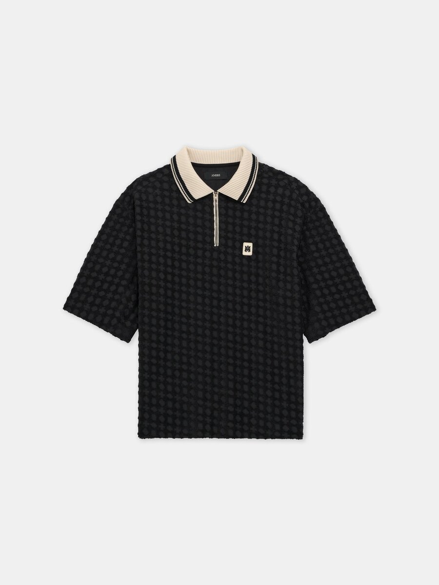 MA QUAD ZIP TOWELING POLO
