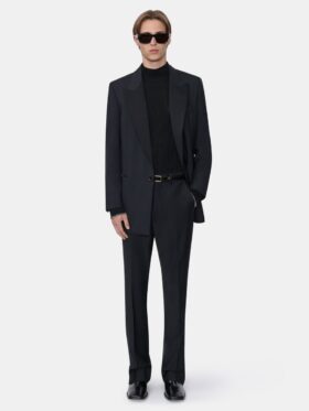 SINGLE-BREASTED TUXEDO JACKET