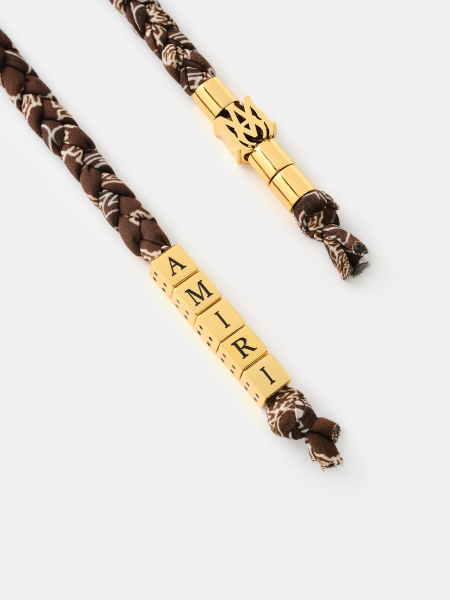 WOMEN'S AMIRI BRAIDED KEYCHAIN