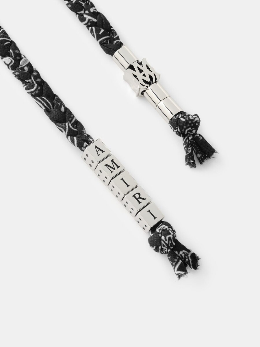 WOMEN'S AMIRI BRAIDED KEYCHAIN