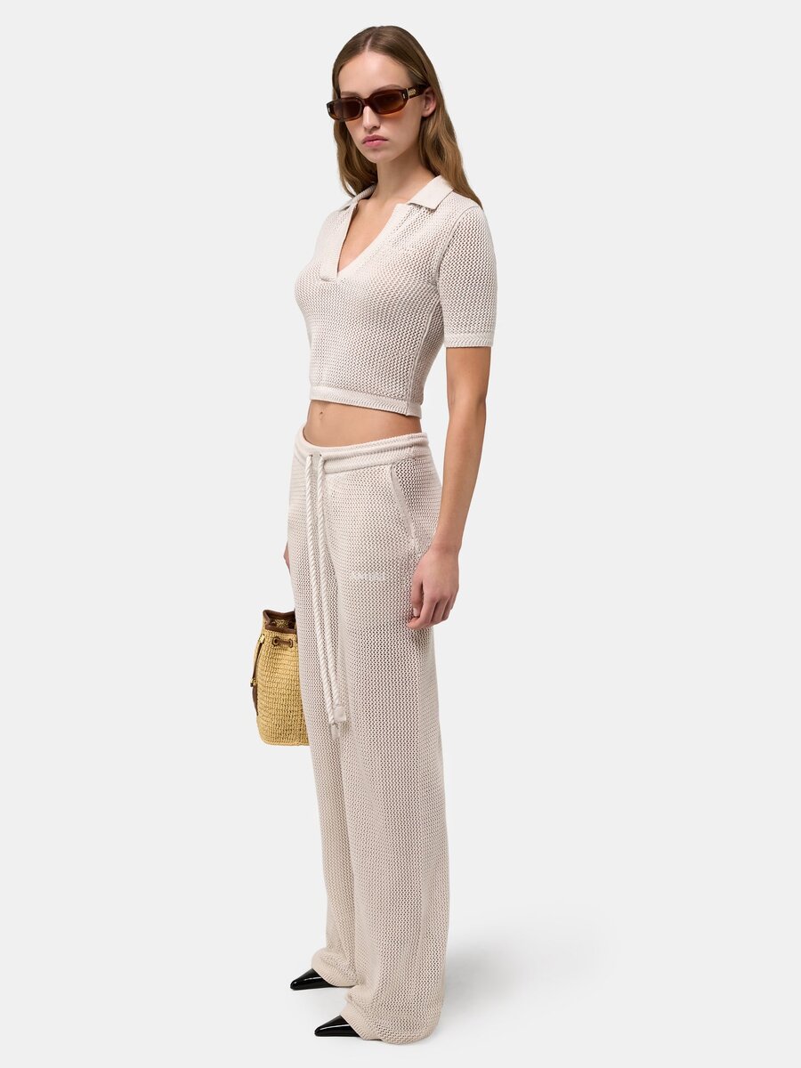 WOMEN'S AMIRI CROCHET MESH PANT