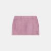 WOMEN'S CROC SUEDE MINI SKIRT