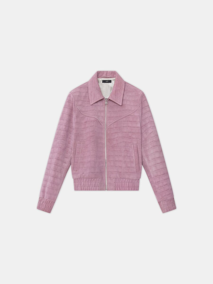 WOMEN'S CROC SUEDE WESTERN JACKET