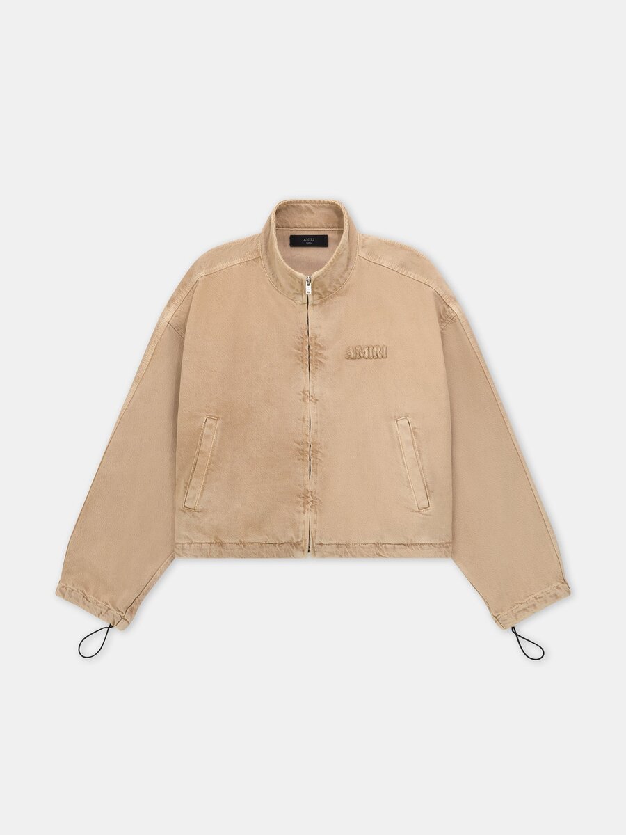 WOMEN'S DENIM TRACK JACKET