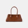 WOMEN'S EMBOSSED CROC HONEY 40 SHOULDER