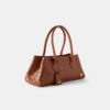 WOMEN'S EMBOSSED CROC HONEY 40 SHOULDER