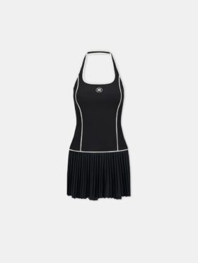 WOMEN'S MA PLEATED MINI DRESS