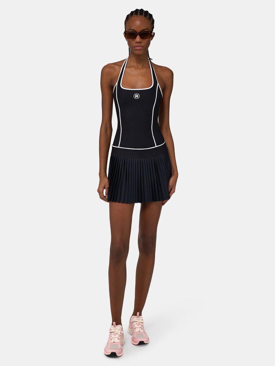 WOMEN'S MA PLEATED MINI DRESS