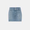 WOMEN'S MA QUAD JACQUARD MINI SKIRT