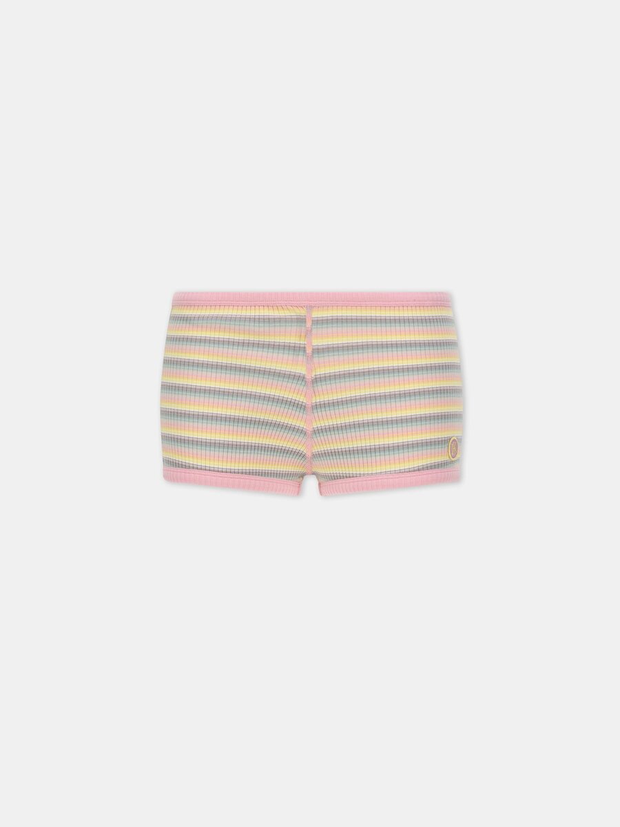 WOMEN'S MA STRIPED MICRO SHORT