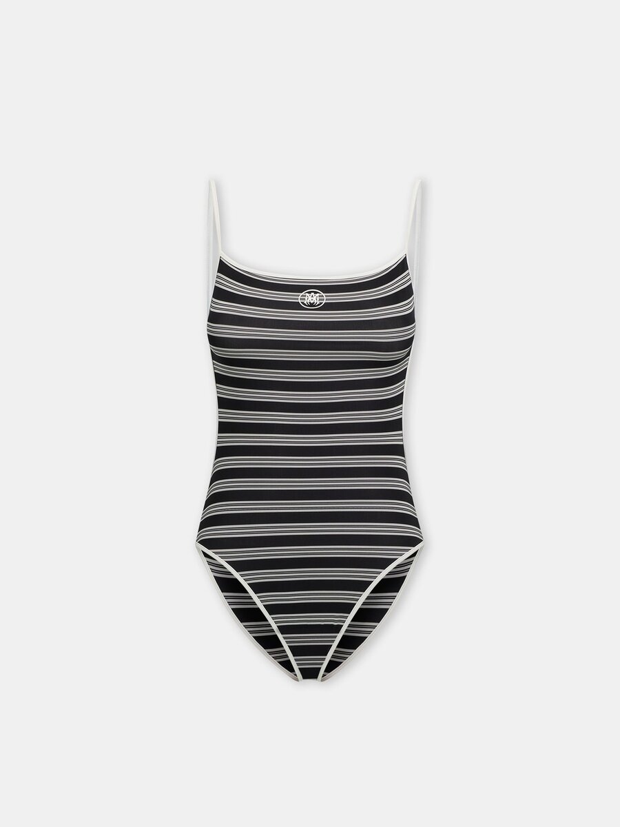 WOMEN'S MA STRIPED ONE PIECE