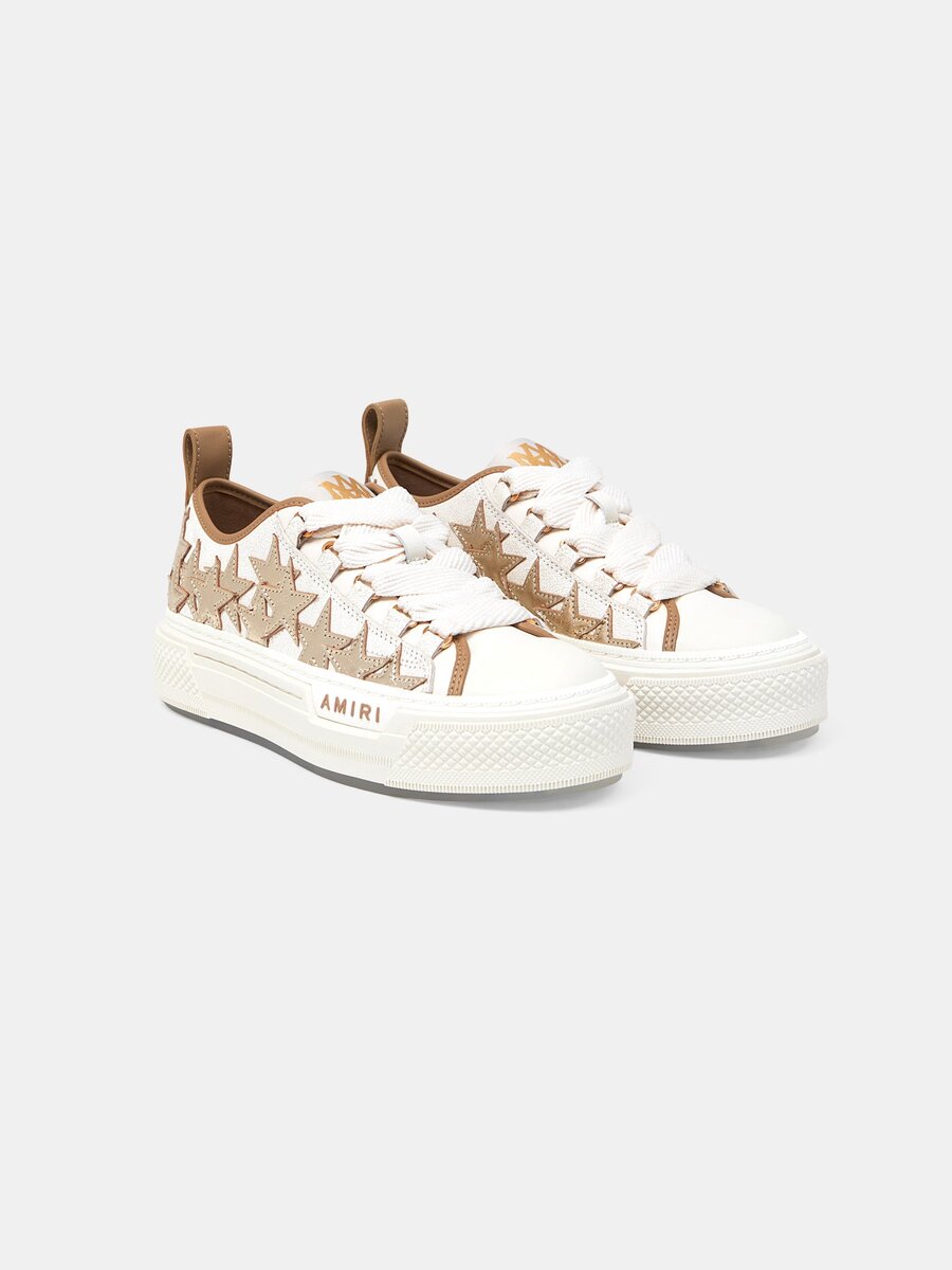 WOMEN'S METALLIC STARS COURT LOW