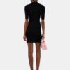 WOMEN'S SCRIPT RIB KNIT MINI SKIRT