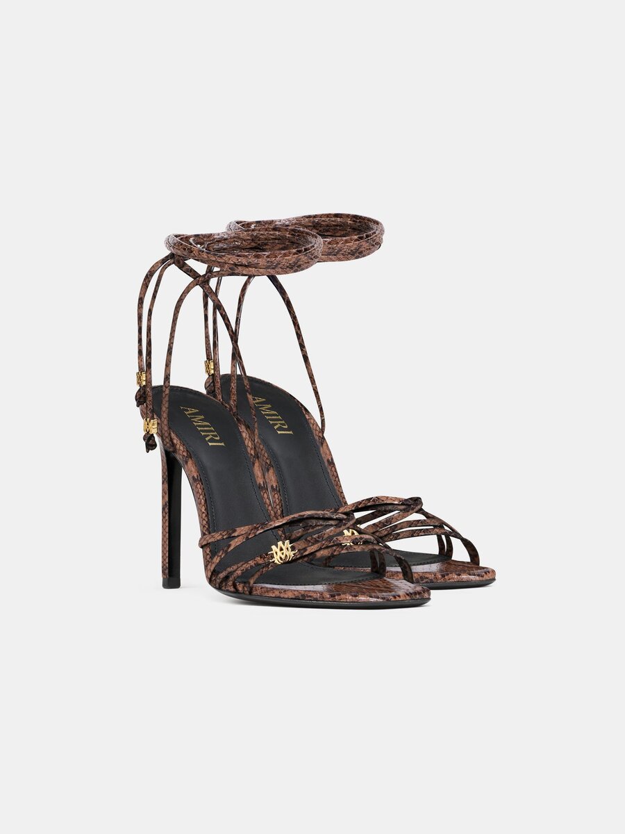 WOMEN'S SNAKE MA HEELED SANDAL