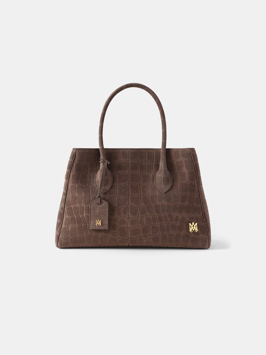WOMEN'S SUEDE CROC HONEY 40 TOTE